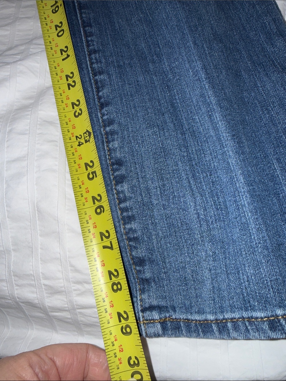 Ralph Lauren Blue Straight-Leg Denim Jeans - Picture 8 of 10